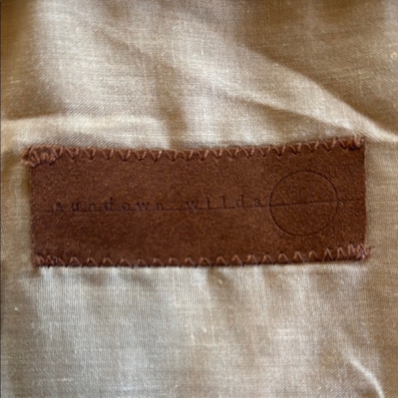 🥳Host Pick🥳 Boho Sundown Wild Leather Crochet Fringe Bag - Brown and Cream - Picture 9 of 11